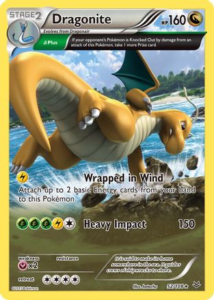 Dragonite (Delta) 052/108 - XY  Roaring Skies Holofoil