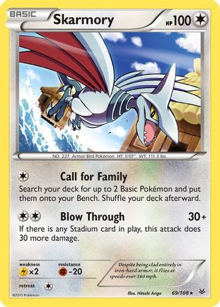 Skarmory 069/108 - XY  Roaring Skies