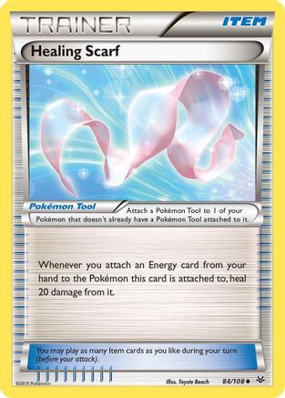 Healing Scarf 084/108 - XY  Roaring Skies Reverse Holofoil