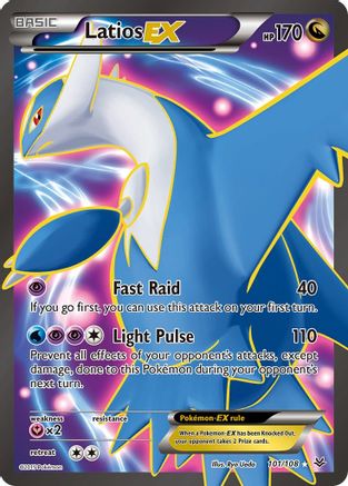 Latios EX (Full Art) 101/108 - XY  Roaring Skies Holofoil
