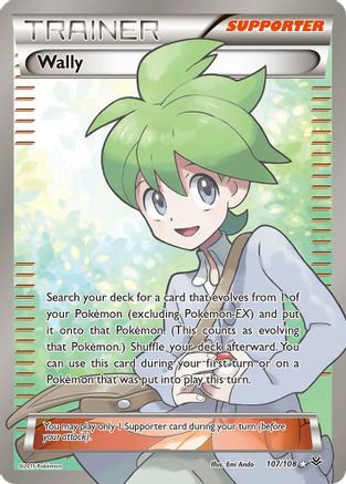 Wally (Full Art) 107/108 - XY  Roaring Skies Holofoil