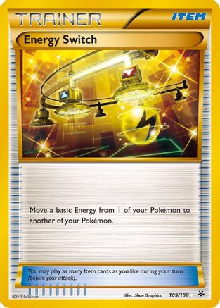 Energy Switch 109/108 - XY  Roaring Skies Holofoil