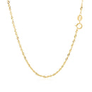 14k Yellow Gold Singapore Chain 1.5mm