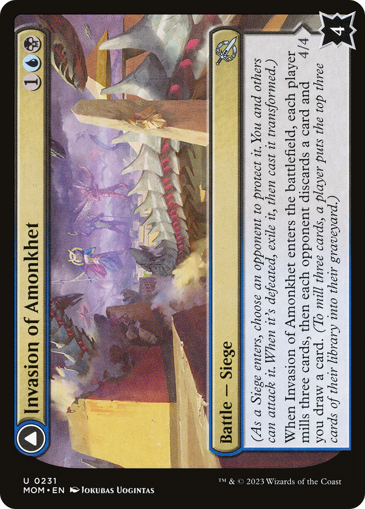 Invasion of Amonkhet // Lazotep Convert (MOM-231) - March of the Machine Foil