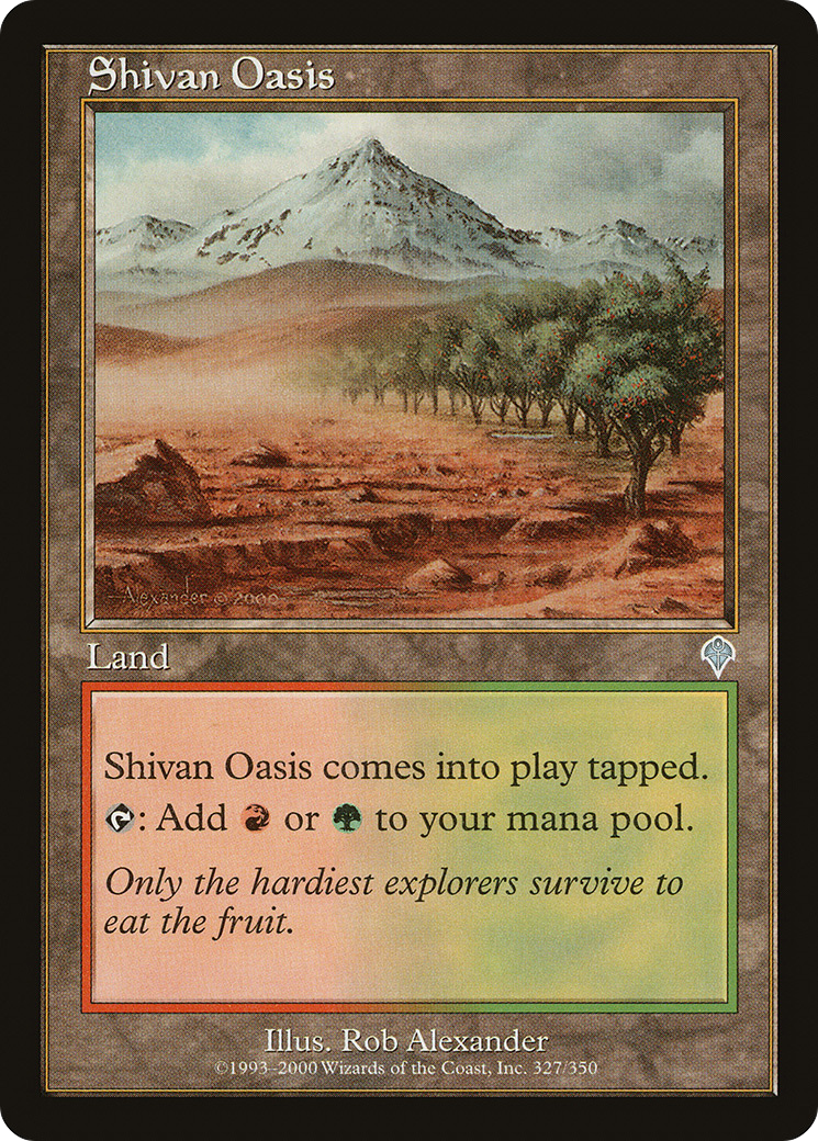Shivan Oasis (INV-327) - Invasion Foil