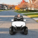 12V Electric Kids Ride-On Car w/ Parental Remote Control Music Horn LED Lights Swaying Function For Kids Aged 1-6 Years Old