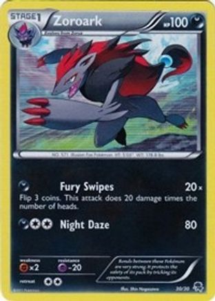 Zoroark (#Holo) 030 - BW Trainer Kit Excadrill & Zoroark Holofoil