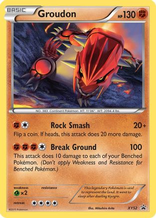 Groudon XY52/211 - XY Promos Holofoil
