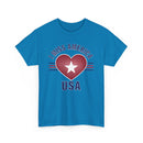 "I Miss America" Heart Unisex Heavy Cotton Tee