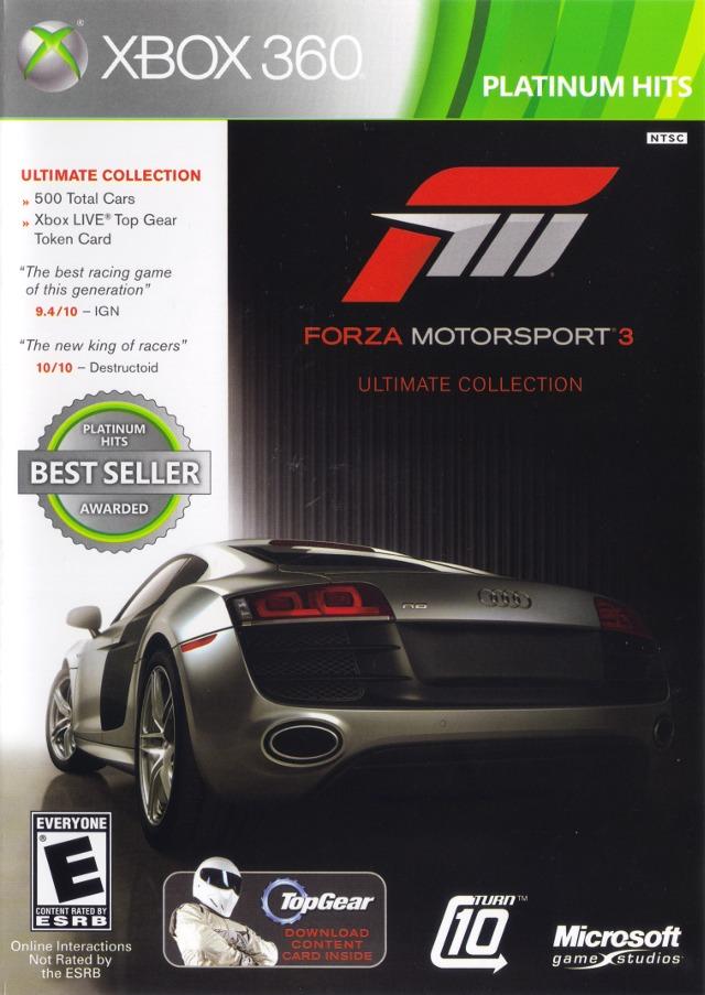 Forza Motorsport 3 Ultimate Collection (Platinum Hits) (Xbox 360)