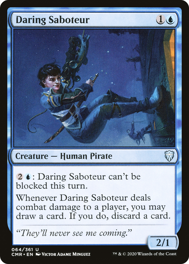 Daring Saboteur (CMR-064) - Commander Legends Foil