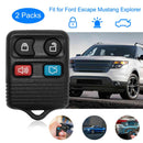 2 Keyless Entry Car Key Remote Key Fob Case Button Pad Replacement for Ford Escape Mustang Explorer CWTWB1U331