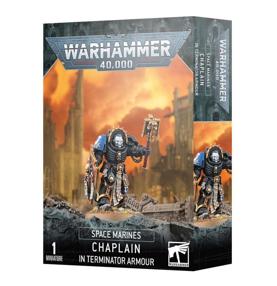 Warhammer 40k Space Marines Chaplain in Terminator Armor