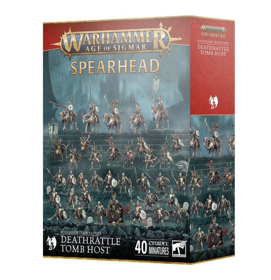 Age of Sigmar: Soulblight Gravelords – Deathrattle Tomb Host Spearhead