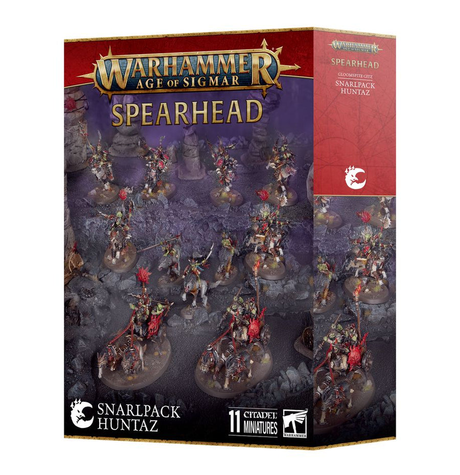 Age of Sigmar: Gloomspite Gitz – Snarlpack Huntaz Spearhead