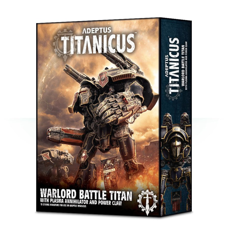 Adeptus Titanicus - Warlord Battle Titan W/ Plasma Annihilator & Power Claw