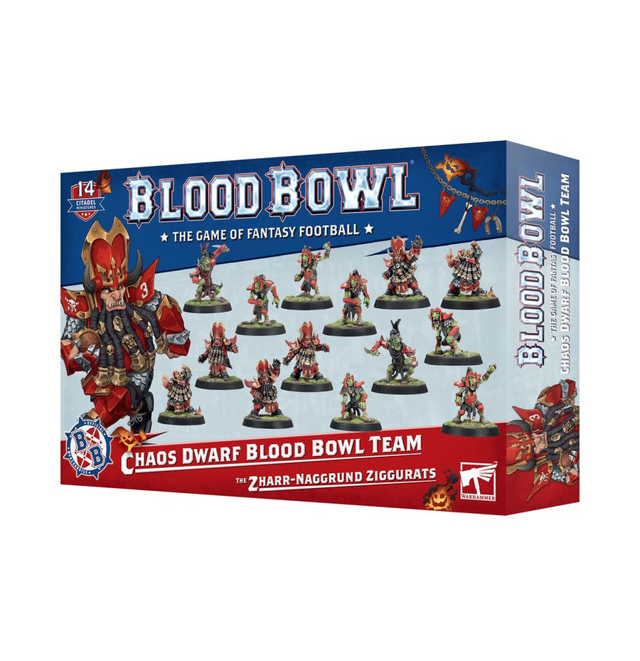 Blood Bowl: Chaos Dwarf Blood Bowl Team - Zharr-Naggrund Ziggurats