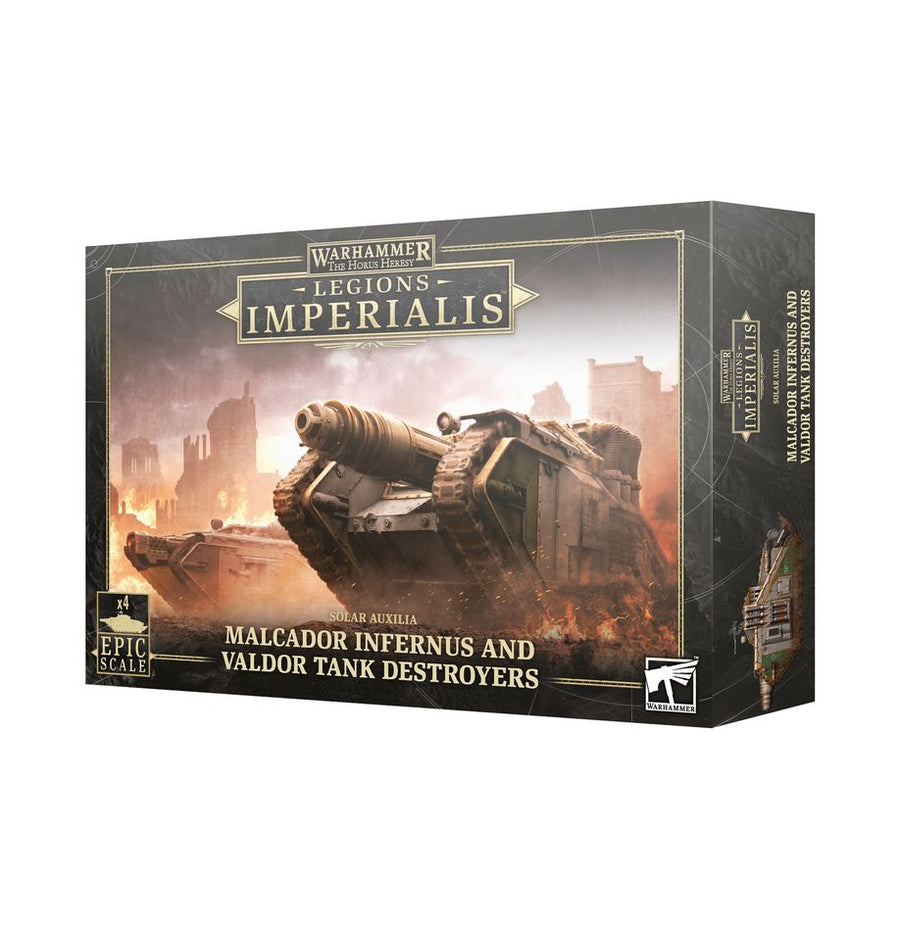 Warhammer Legions Imperialis: Malcador Infernus and Valdor Tank Destroyers