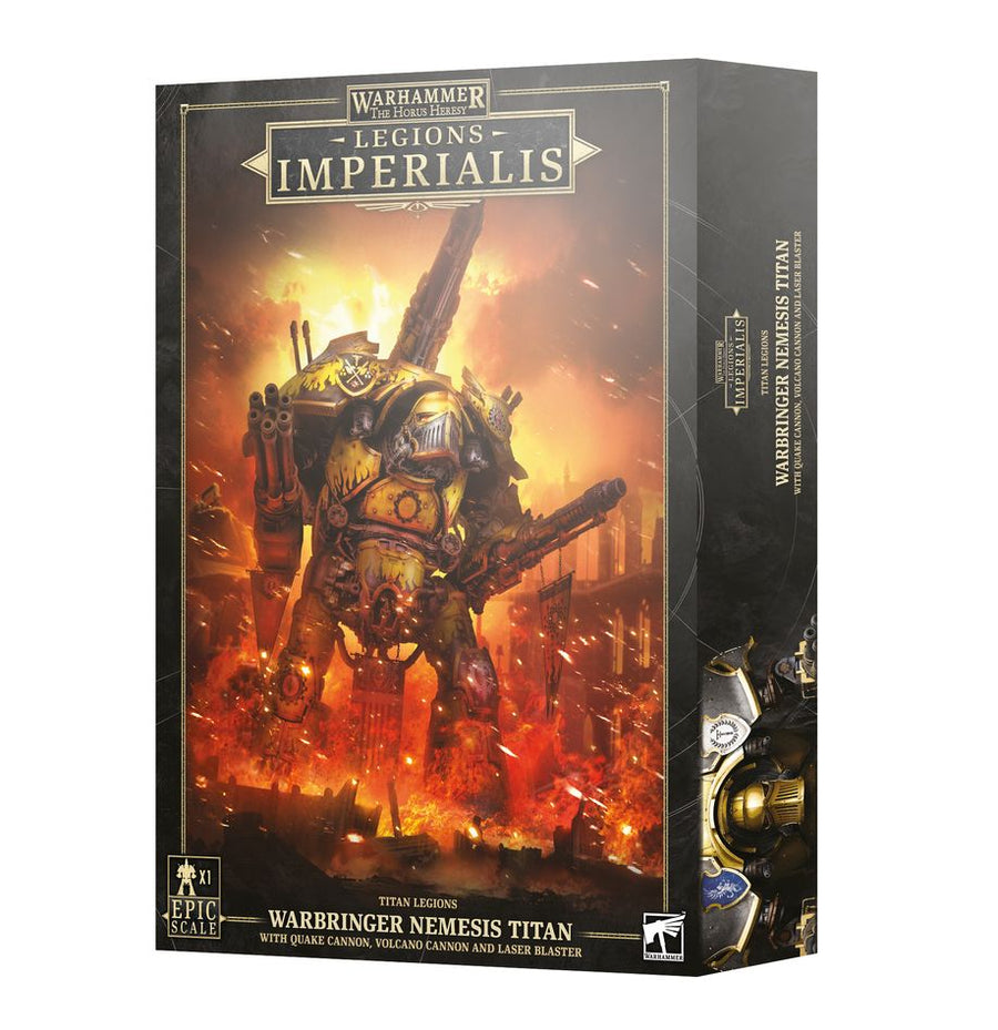 Warhammer Legions Imperialis: Warbringer Nemesis Titan with Quake Cannon