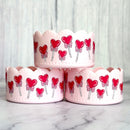 Heart Lollipop Scallop Tumbler Boot -fits 20-40oz