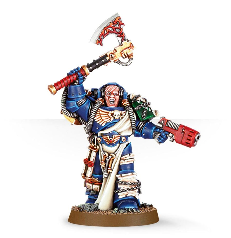 Warhammer 40K: Space Marines - Librarian with Force Axe & Plasma Pistol