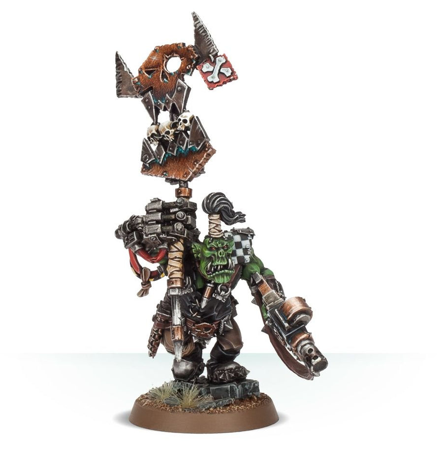 Warhammer 40K: Orks - Nob With Waaagh! Banner