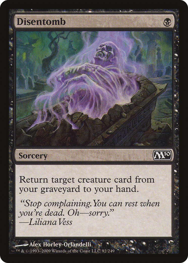 Disentomb (M10-092) - Magic 2010 Foil