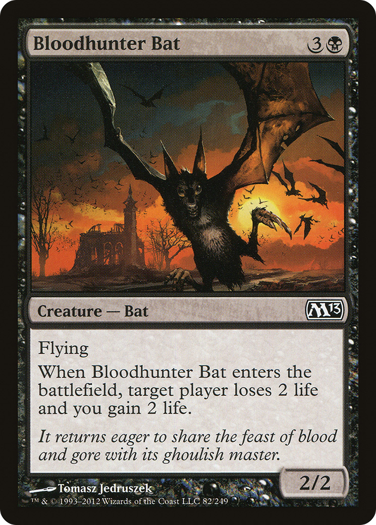 Bloodhunter Bat (M13-082) - Magic 2013 Foil