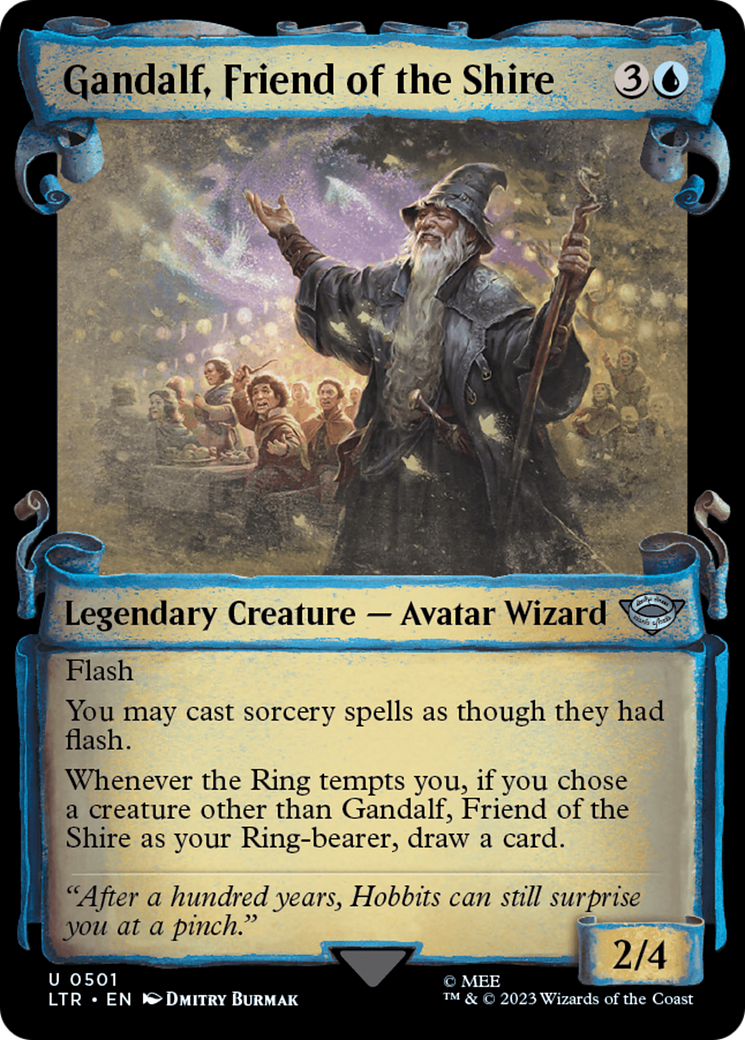 Gandalf, Friend of the Shire (LTR-501) - The Lord of the Rings: Tales of Middle-earth: (Showcase) Foil