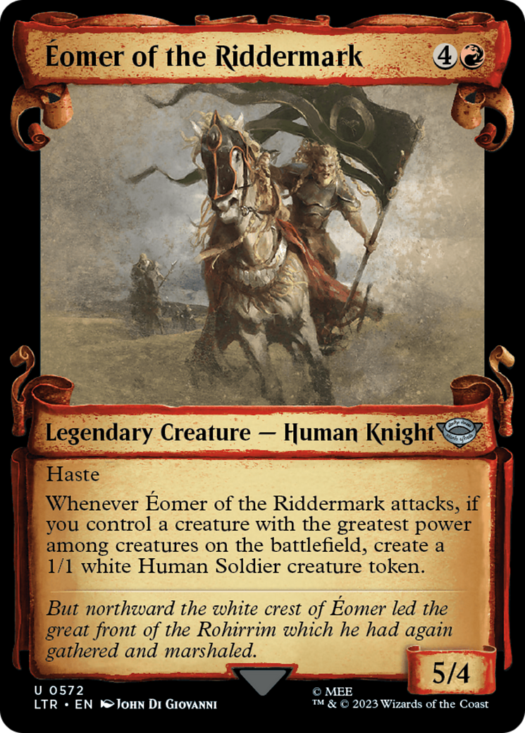 Éomer of the Riddermark (LTR-572) - The Lord of the Rings: Tales of Middle-earth: (Showcase) Foil