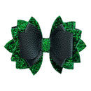 Wicked Black & Green Tumbler Bow