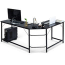 L Shaped Desk Corner Computer Desk PC Laptop Gaming Table Workstation