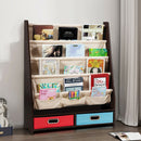 Kids Book and Toys Organizer Shelves-Coffee