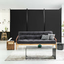 6 Feet 3 Panel Room Divider with Durable Hinges Steel Base