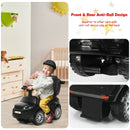 3 In 1 Ride on Push Car Toddler Stroller Sliding Car with Music-Blue