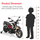 12V Kids Ride-On Motorcycle Aprilia Licensed with Sounds and Music