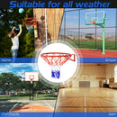 18 Inch Replacement Basketball Rim with All-Weather Net