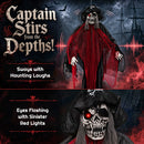 Animated Hanging Pirate Decoration 9.4 Ft with Sound & Lights