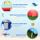 Inflatable Shark Bounce House with Water Slide and Climbing Wall without Blower