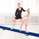 9 FT Folding Gymnastics Balance Beam with Anti-slip Base and Pine Wood Frame