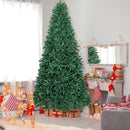 9 Feet Hinged Premium Artificial PVC Christmas Tree with Solid Metal Stand