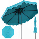 9 Feet Patio Umbrella with Push Button Tilt and Crank
