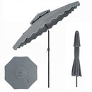 9 Feet Patio Umbrella with Push Button Tilt and Crank