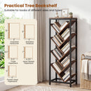 9-Tier Freestanding Bookcase for Hardcover Books