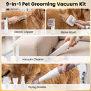 9-in-1 Dog Grooming Vacuum Kit with 3 Suction Modes
