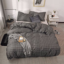 Printed Four-piece Eyelashes Bedding Set