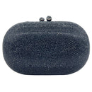 Hot-studded Evening Clutch With A Chain Strap For Banquets