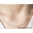 10k Yellow Gold Oval Cable Link Chain (0.97 mm)