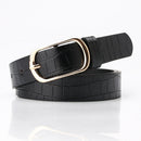 Fashion All-matching Pin Buckle Women's Belt