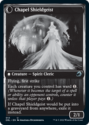 Chaplain of Alms // Chapel Shieldgeist (DBL-013) - Innistrad: Double Feature: (Double Faced Transform)